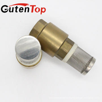 Gutentop alta calidad 1/2 a 4 pulgadas Durable profesional bola tipo latón vertical Spring Check Valve